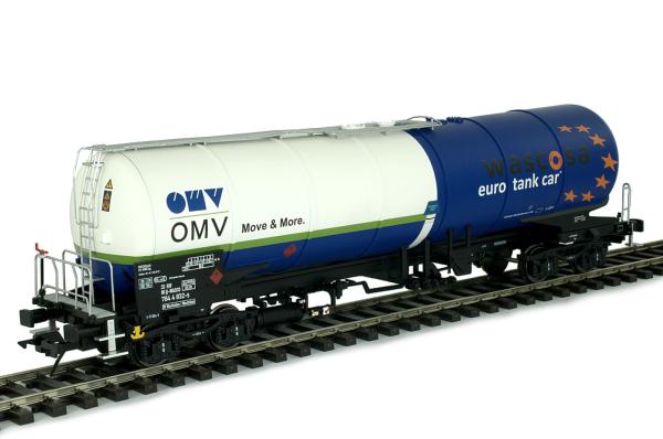Kesselwagen Zans, OMV/Wascosa, weiß und blau